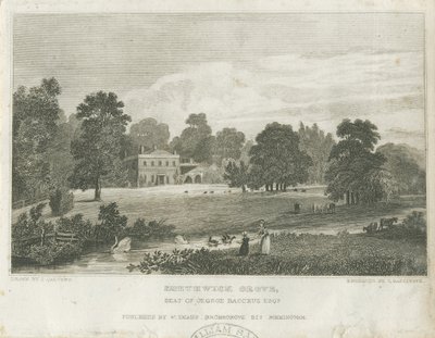 Smethwick Grove: gravura, nd [c 1830] (imprimir) de Frederick Calvert