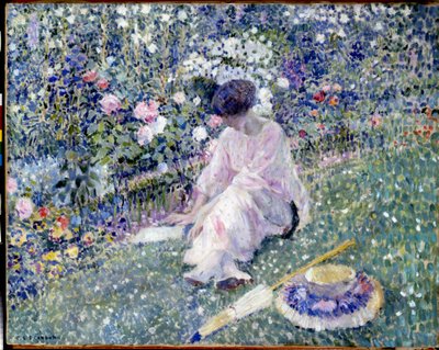 Jardim em junho de Frederick Carl Frieseke
