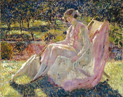 Banho de sol, c.1913 de Frederick Carl Frieseke