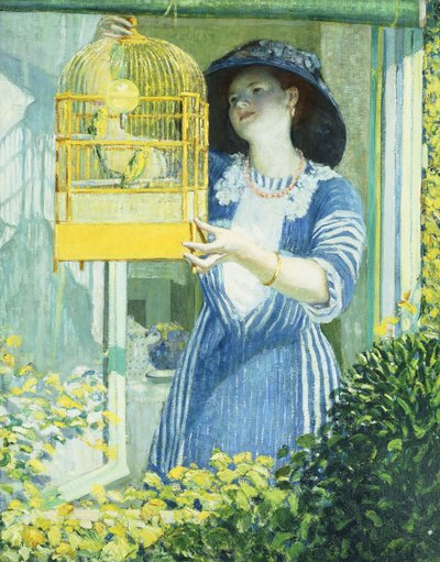 A janela aberta de Frederick Carl Frieseke