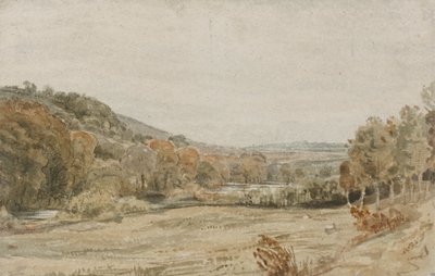 Rio Tamar, perto de Endsleigh, Devon de Frederick Christian Lewis the Elder