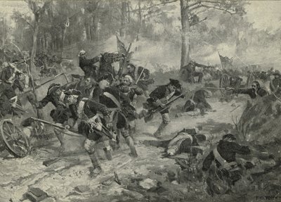 A Batalha de Eutaw Springs, 1903 de Frederick Coffay Yohn
