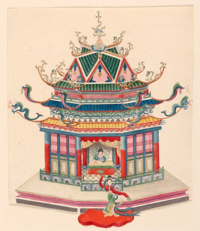 Projeto para um pavilhão chinês de Frederick Crace