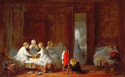 Uma festa da meia-noite de 1866 de Frederick Daniel Hardy