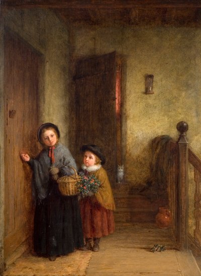 Visitantes de Natal, 1869 de Frederick Daniel Hardy