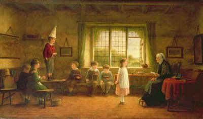 A escola da dama, s.e d. 1899 de Frederick Daniel Hardy