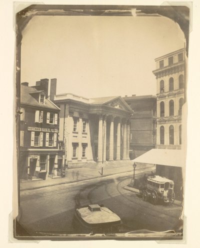 Primeiro Banco dos Estados Unidos, Filadélfia, 1859. de Frederick DeBourg Richards