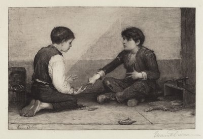 Os jogadores de Mora de Frederick Dielman