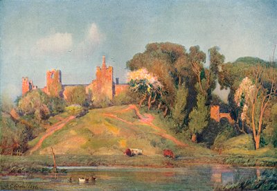 Um antigo forte em Suffolk, c1899 de Frederick George Cotman