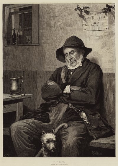 Post Haste de Frederick George Cotman