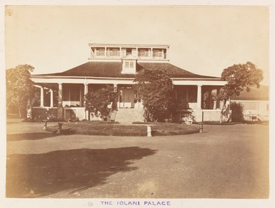 Estação do Pacífico no HMS Triumph - Foto 50, The Iolani Palace. Honolulu. de Frederick George Denham Bedford