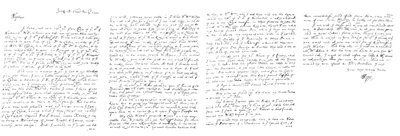 Carta de Samuel Pepys a John Jackson, Esq, 1700 1865. de Frederick George Netherclift