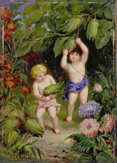 The Four Seasons: Óleo de outono a bordo de Frederick Gerald Kinnaird