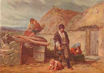 Um despejo irlandês, 1850 1906 de Frederick Goodall