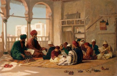 Escola do Sultão Hassan no Cairo de Frederick Goodall