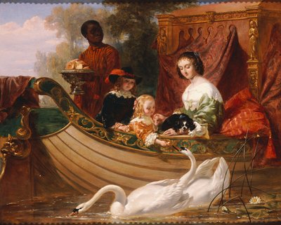 Os filhos do rei Carlos I de Frederick Goodall