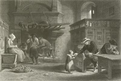 A refeição caseira, bretanha de Frederick Goodall