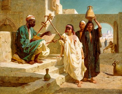 A Canção do Escravo Núbio, 1864 de Frederick Goodall