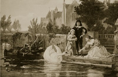 Os filhos de Charles I, ilustração da "História da nação britânica" de Hutchinson, c.1923 de Frederick Goodall