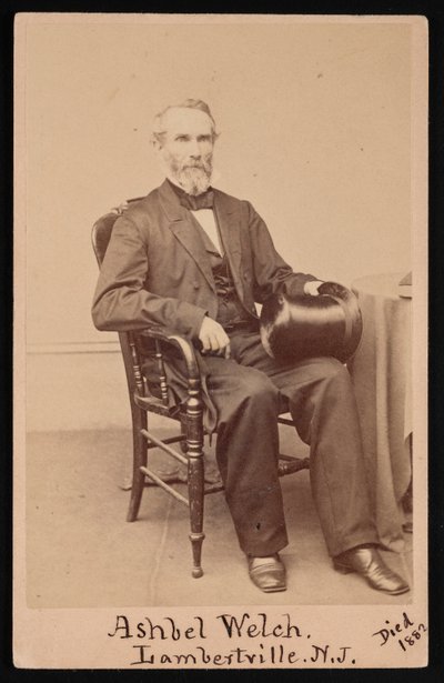 Retrato de Ashbel Welch 1809-1882, antes de 1882. de Frederick Gutekunst