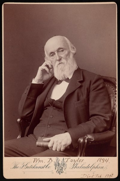 Retrato de William Bower Taylor 1821-1895, 1894. de Frederick Gutekunst