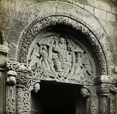 Catedral de Ely: Escultura sobre a porta do prior de Frederick H. Evans