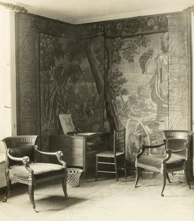 Mansão Kelmscott: Na sala de tapeçaria de Frederick H. Evans