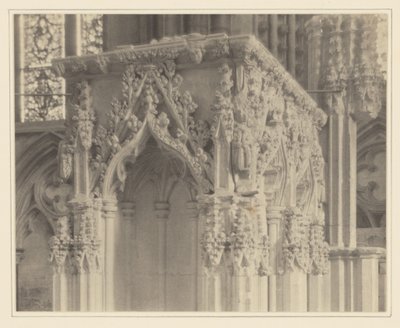 [Catedral de Lincoln, pormenor do santuário portátil]. de Frederick H. Evans