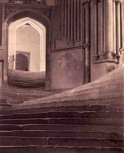 Os Degraus da Catedral de Wells de Frederick Henry Evans