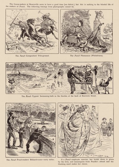 Desenhos de "Punch" (litografia) de Frederick Henry Townsend