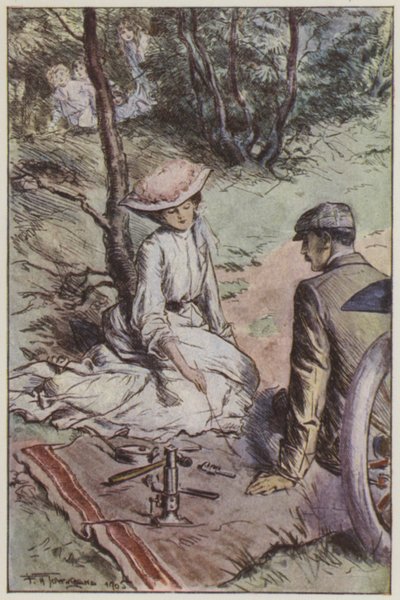 Ilustração para eles por Rudyard Kipling (cor litho) de Frederick Henry Townsend