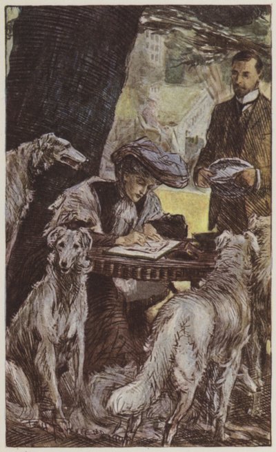 Ilustração para eles por Rudyard Kipling (cor litho) de Frederick Henry Townsend
