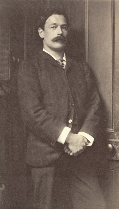 Henry Scott Tuke (1858-1929) (foto em sépia) de Frederick Hollyer