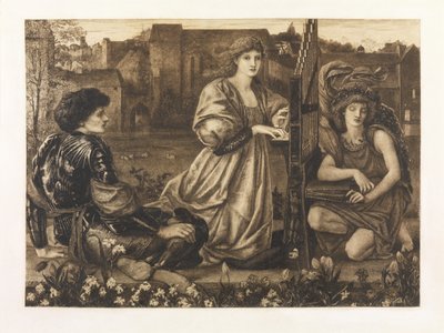 A Canção do Amor (platinótipo) de Frederick Hollyer
