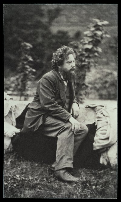 Fotografia de retrato de William Morris (1834-96) por Frederick Hollyer (1837-1933) (foto sépia) de Frederick Hollyer