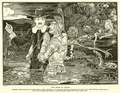 O Rio da Morte (gravura) de Frederick Hurten Rhead
