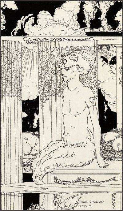 O Fauno do Tibério Dourado, c.1910 de Frederick Ilbery Lynch