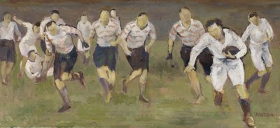 A fuga, c.1929 (óleo sobre tela) de Frederick James Porter