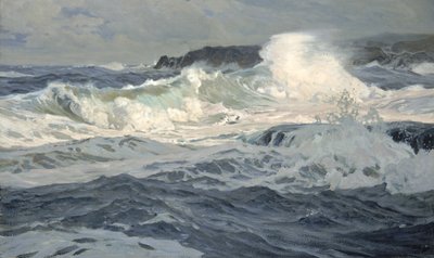 Southwesterly Gale, St. Ives, 1907. de Frederick Judd Waugh