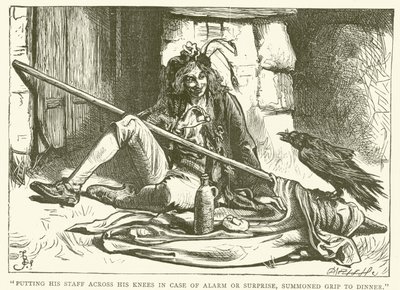 Ilustração para Barnaby Rudge de Frederick L. Bernard
