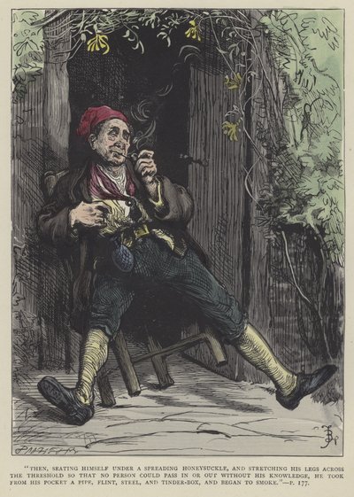 Ilustração para Barnaby Rudge de Frederick L. Bernard