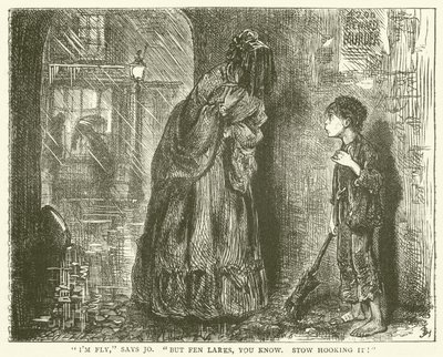 Ilustração para a casa desolada de Frederick L. Bernard
