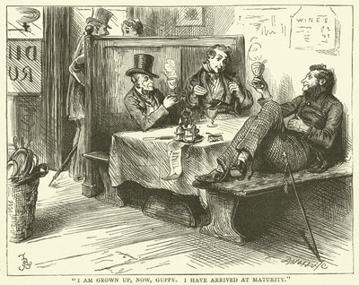 Ilustração para a casa desolada de Frederick L. Bernard