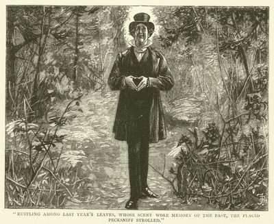 Ilustração para Martin Chuzzlewit de Frederick L. Bernard