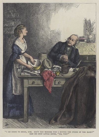 Ilustração para Martin Chuzzlewit de Frederick L. Bernard