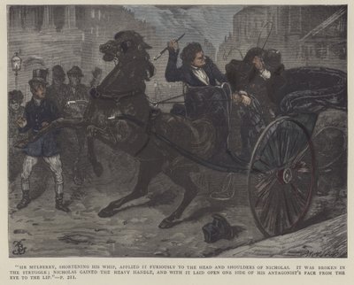 Ilustração para Nicholas Nickleby de Frederick L. Bernard