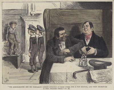 Ilustração para Nicholas Nickleby de Frederick L. Bernard