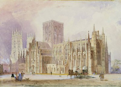 York Minster: vista sul de Frederick Mackenzie