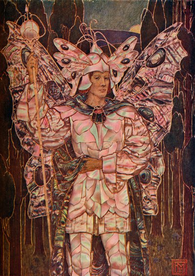 Painel em Gesso e Mother-O-Pearl, c1901 de Frederick Marriott
