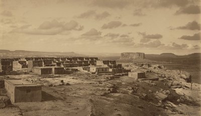 Mesa encantada, Acoma, Novo México, 1900 (foto) de Frederick Monsen